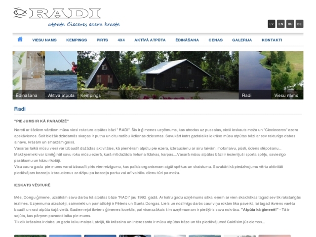 Radi atpūtas bāze, Radi, SIA
